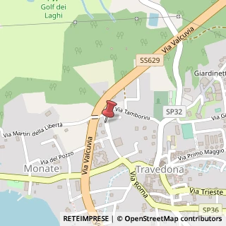 Mappa Via Guglielmo Marconi,  18, 21028 Travedona-Monate, Varese (Lombardia)