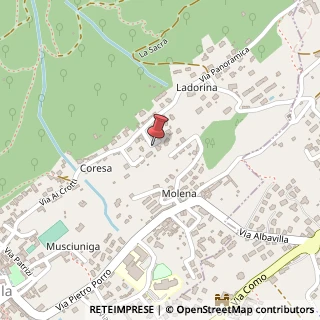 Mappa Via Panoramica, 24, 22031 Albavilla, Como (Lombardia)