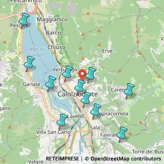 Mappa Via Tovo, 23801 Calolziocorte LC, Italia (2.12273)