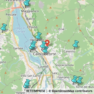 Mappa Via Tovo, 23801 Calolziocorte LC, Italia (2.89462)