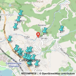 Mappa Via Tovo, 23801 Calolziocorte LC, Italia (0.7065)