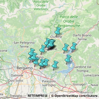Mappa Via Cà Volpari, 24024 Gandino BG, Italia (9.3165)