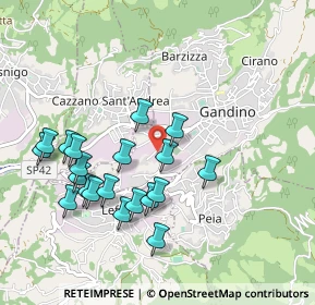 Mappa Via Cà Volpari, 24024 Gandino BG, Italia (0.945)