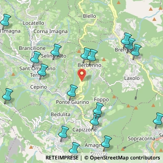 Mappa 24030 Berbenno BG, Italia (2.81412)
