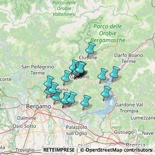Mappa Via Provinciale, 24024 Peia BG, Italia (9.3345)