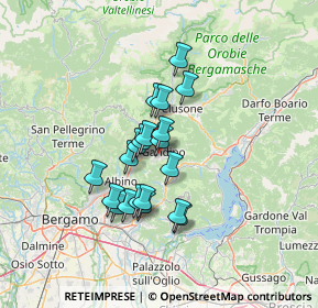 Mappa Via Provinciale, 24024 Peia BG, Italia (10.188)