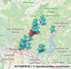 Mappa Via Provinciale, 24024 Peia BG, Italia (10.886)