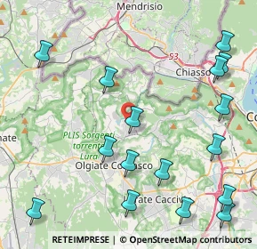 Mappa Via Mulini, 22020 Faloppio CO, Italia (5.35625)