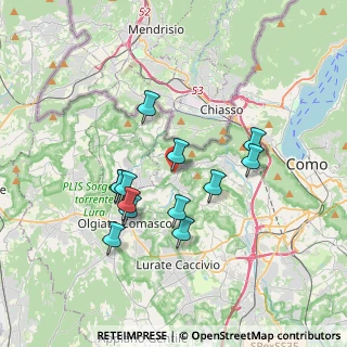Mappa Via Alessandro Volta, 22020 Gironico CO, Italia (3.13538)