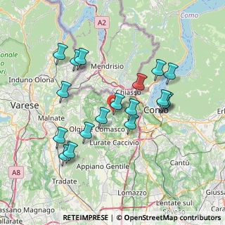 Mappa Via Alessandro Volta, 22041 Colverde CO, Italia (7.12667)