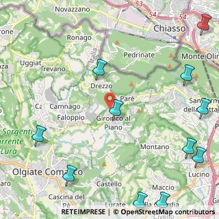 Mappa Via Alessandro Volta, 22041 Colverde CO, Italia (3.25364)