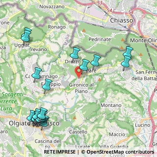 Mappa Via Alessandro Volta, 22041 Colverde CO, Italia (2.832)