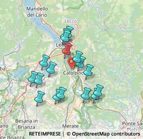 Mappa Via Moggio Lido, 23808 Vercurago LC, Italia (6.34647)