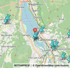 Mappa Via Moggio Lido, 23808 Vercurago LC, Italia (2.49917)