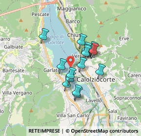 Mappa Via Moggio Lido, 23808 Vercurago LC, Italia (1.19533)