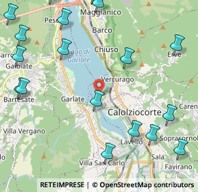 Mappa Via Moggio Lido, 23808 Vercurago LC, Italia (2.96556)