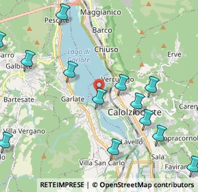 Mappa Via Moggio Lido, 23808 Vercurago LC, Italia (2.68571)