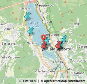 Mappa Via Moggio Lido, 23808 Vercurago LC, Italia (1.27818)