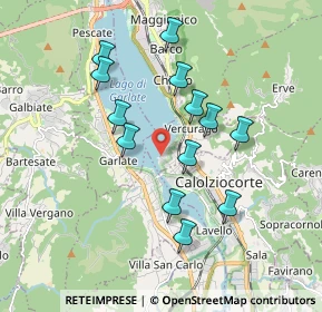 Mappa Via Moggio Lido, 23808 Vercurago LC, Italia (1.65615)