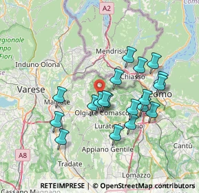 Mappa CAP, 22020 Faloppio CO, Italia (6.46158)