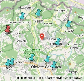 Mappa CAP, 22020 Faloppio CO, Italia (2.84167)