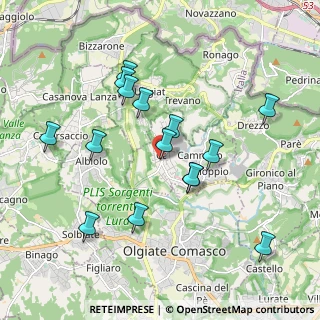 Mappa CAP, 22020 Faloppio CO, Italia (1.86)