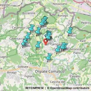 Mappa CAP, 22020 Faloppio CO, Italia (1.3765)
