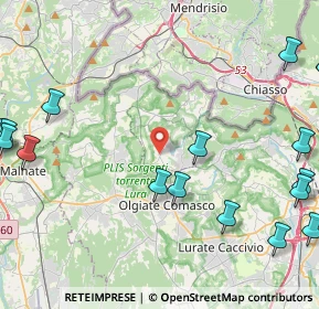 Mappa CAP, 22020 Faloppio CO, Italia (6.7275)