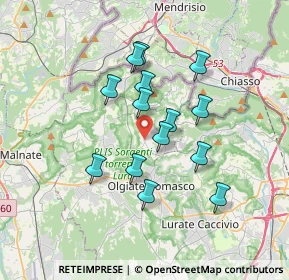 Mappa CAP, 22020 Faloppio CO, Italia (2.90857)