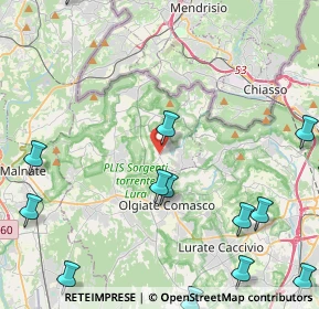 Mappa CAP, 22020 Faloppio CO, Italia (6.94526)