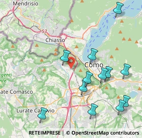 Mappa Via Roma, 22020 San Fermo della Battaglia CO, Italia (4.69167)