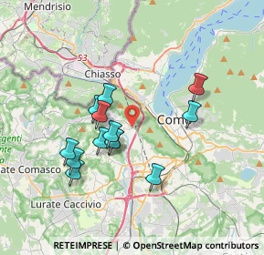 Mappa Via Roma, 22020 San Fermo della Battaglia CO, Italia (3.10923)