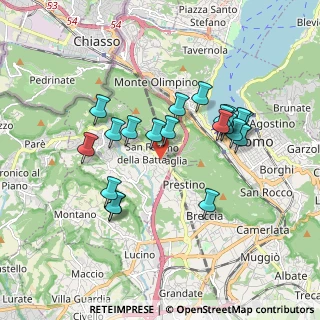 Mappa Via Roma, 22020 San Fermo della Battaglia CO, Italia (1.6365)