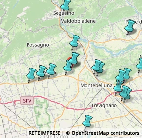 Mappa Via A. Rossetto, 31010 Maser TV, Italia (8.8125)