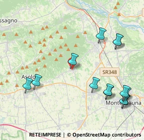 Mappa Via A. Rossetto, 31010 Maser TV, Italia (4.90385)