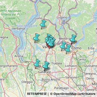 Mappa Via Orazio, 21100 Varese VA, Italia (8.93125)
