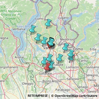 Mappa Via Orazio, 21100 Varese VA, Italia (9.596)