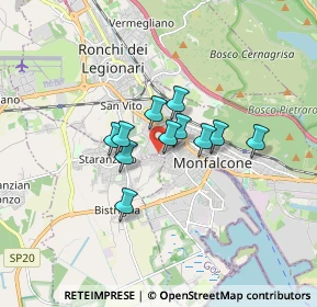 Mappa Via Armando Diaz, 34079 Staranzano GO, Italia (1.05909)