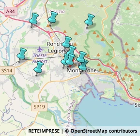 Mappa Via Armando Diaz, 34079 Staranzano GO, Italia (2.83091)