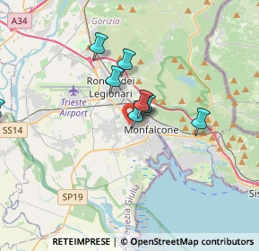 Mappa Via Armando Diaz, 34079 Staranzano GO, Italia (4.59308)