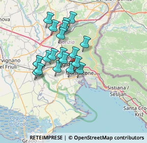 Mappa Via Armando Diaz, 34079 Staranzano GO, Italia (5.7175)