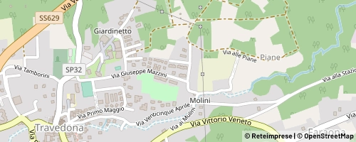 Mappa Travedona-Monate