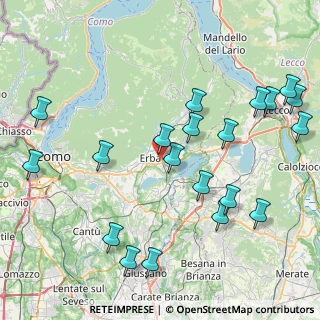 Mappa Via L. Zappa, 22036 Erba CO, Italia (9.702)