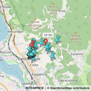 Mappa Via Erve, 23801 Calolziocorte LC, Italia (0.7705)