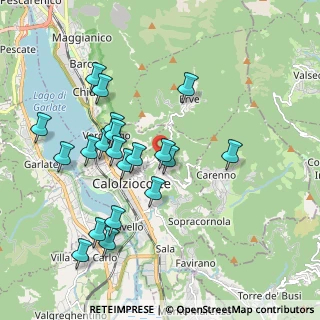 Mappa Via Erve, 23801 Calolziocorte LC, Italia (1.9075)