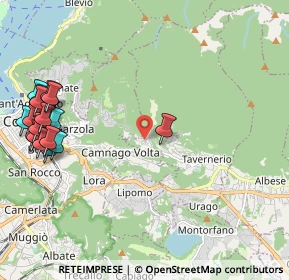 Mappa Via Monte Grappa, 22038 Tavernerio CO, Italia (2.747)