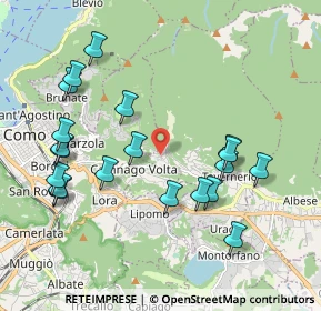 Mappa Via Monte Grappa, 22038 Tavernerio CO, Italia (2.12)