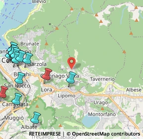 Mappa Via Monte Grappa, 22038 Tavernerio CO, Italia (3.04933)