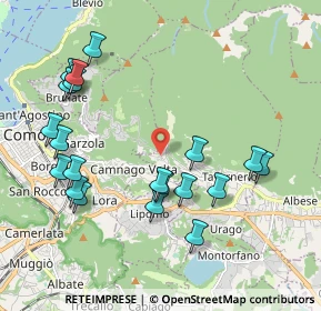 Mappa Via Monte Grappa, 22038 Tavernerio CO, Italia (2.176)