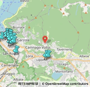 Mappa Via Monte Grappa, 22038 Tavernerio CO, Italia (2.95813)